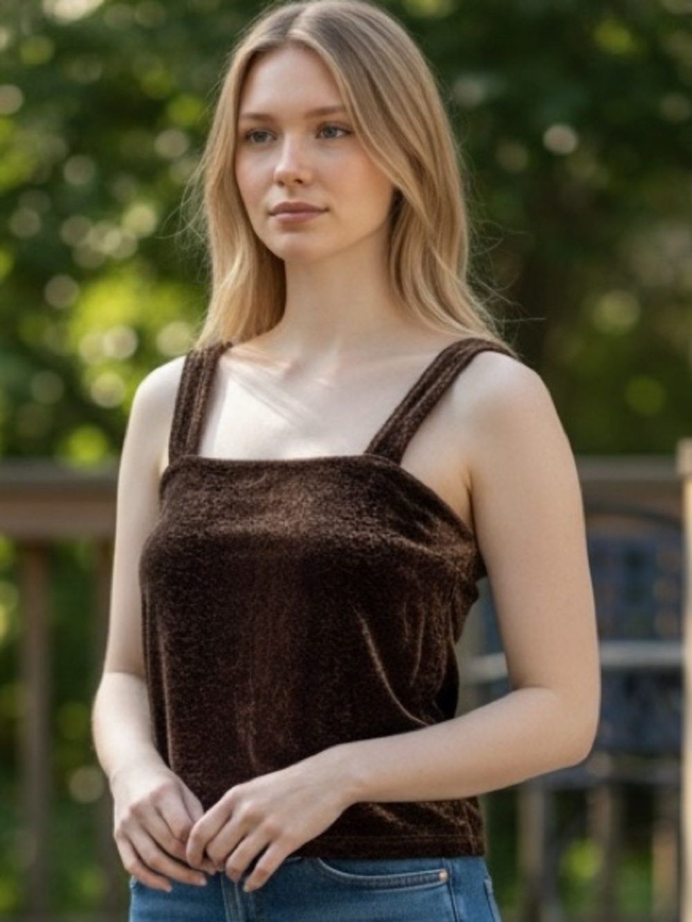 Vintage y2k early 2000s velvet snakeskin crop cami